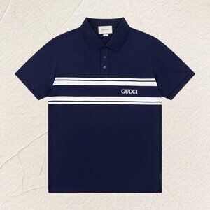 Gucci Striped Polo Shirt